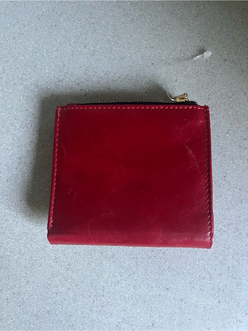 Lodi’s Red Leather Compact slim Card Wallet New - Picture 4 of 5